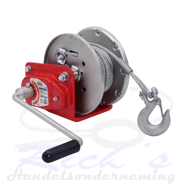 Handlier RBW3500 geremd 1588KG – inclusief 10 meter staalkabel