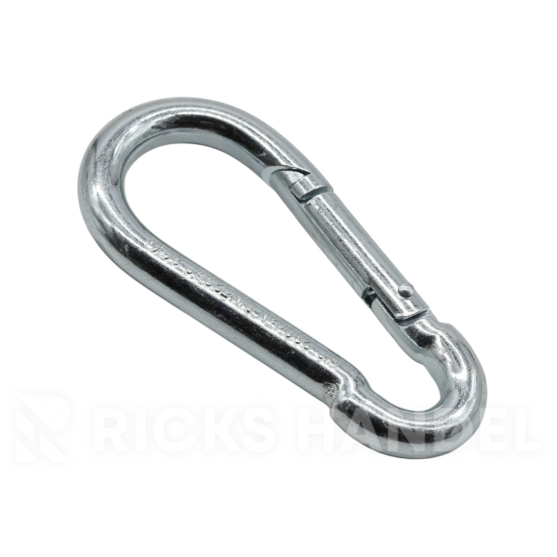 Karabijnhaak verzinkt 50 x 5 mm