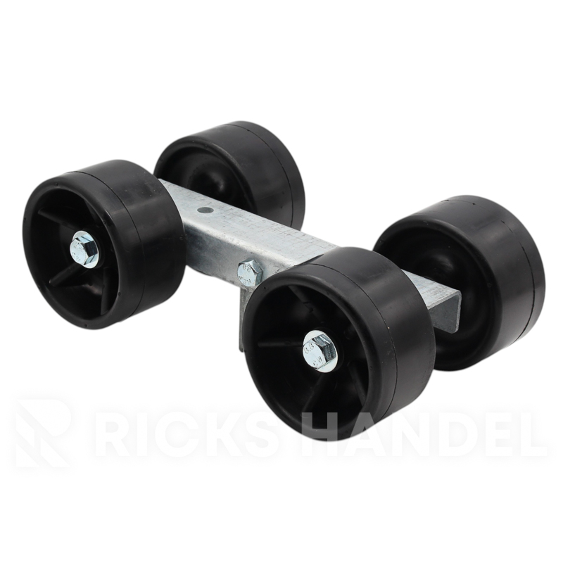 Rollenset 4-voud op kantelblokje 30mm