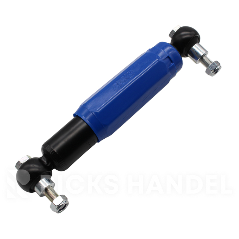 AL-KO Octagon schokbreker blauw 1350 kg compleet in beeld – originele aanhanger schokdemper, artikelnummer 244085.