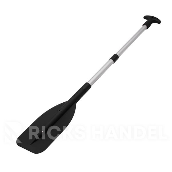 Telescopische peddel aluminium 56-112 cm zwart