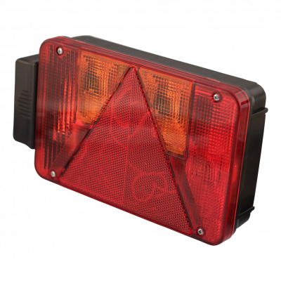 Achterlicht 5 PIN’s bajonet serie Radex 5901 met externe kentekenverlichting Rechts