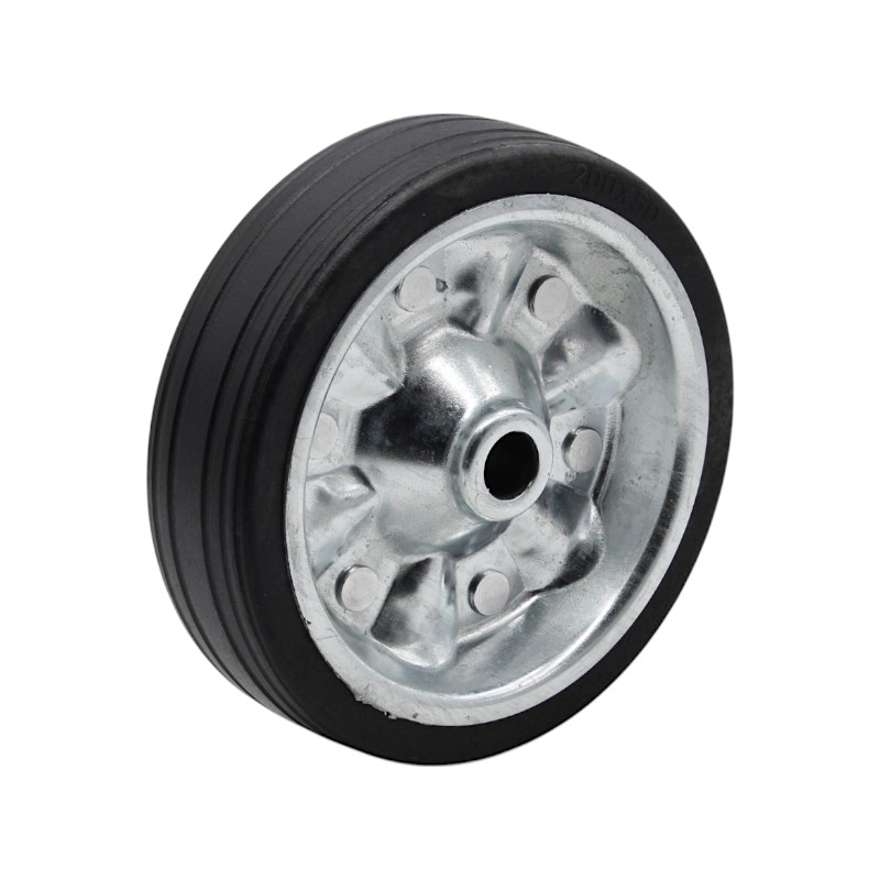 Neuswiel wiel 200x50 heavy duty metalen velg - 500KG