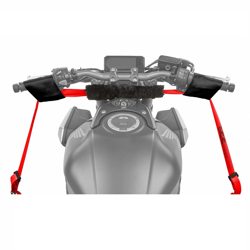 Acebikes Buckle-Up - spanband voor motor stuur