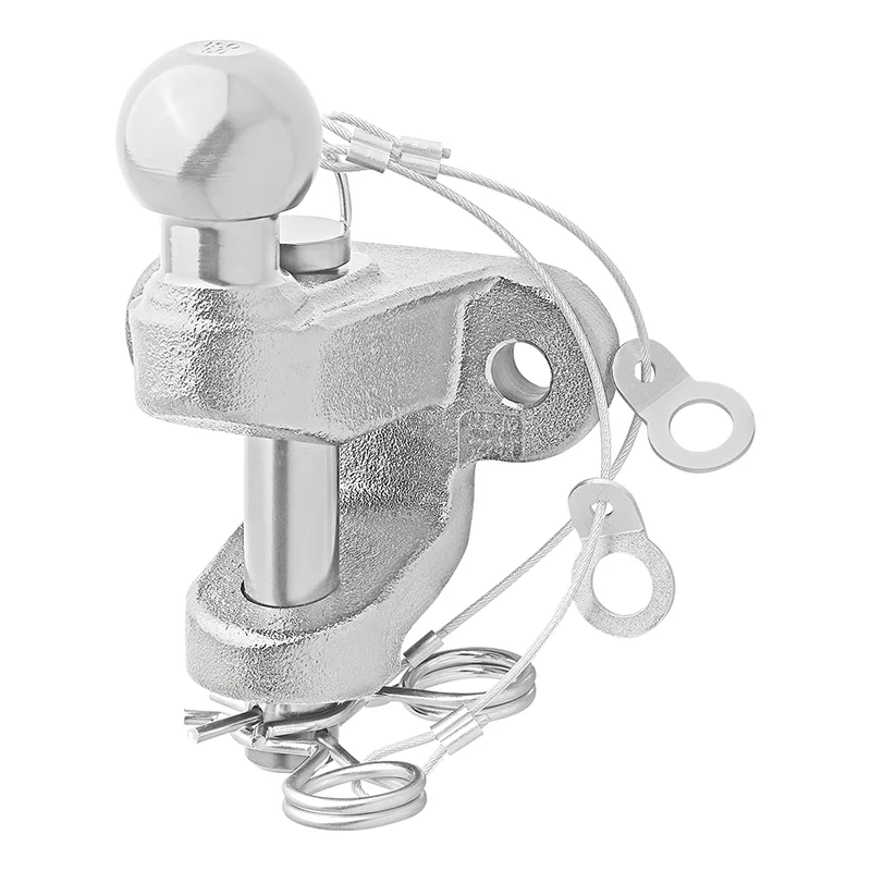 Trekhaakkogel zilver – tweevoudige uitvoering 3,5ton met E-keur