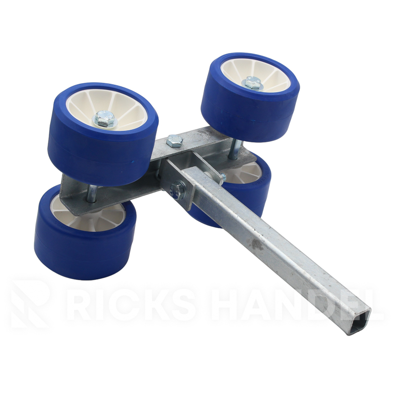 Kimrolset 4-voud kunststof rollen 70x120 mm blauw – Stelpijp 30x30x300 mm