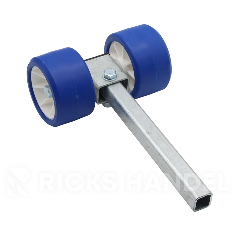 Kimrolset kunststof rollen 70×120 mm blauw – Stelpijp 30x30x300 mm