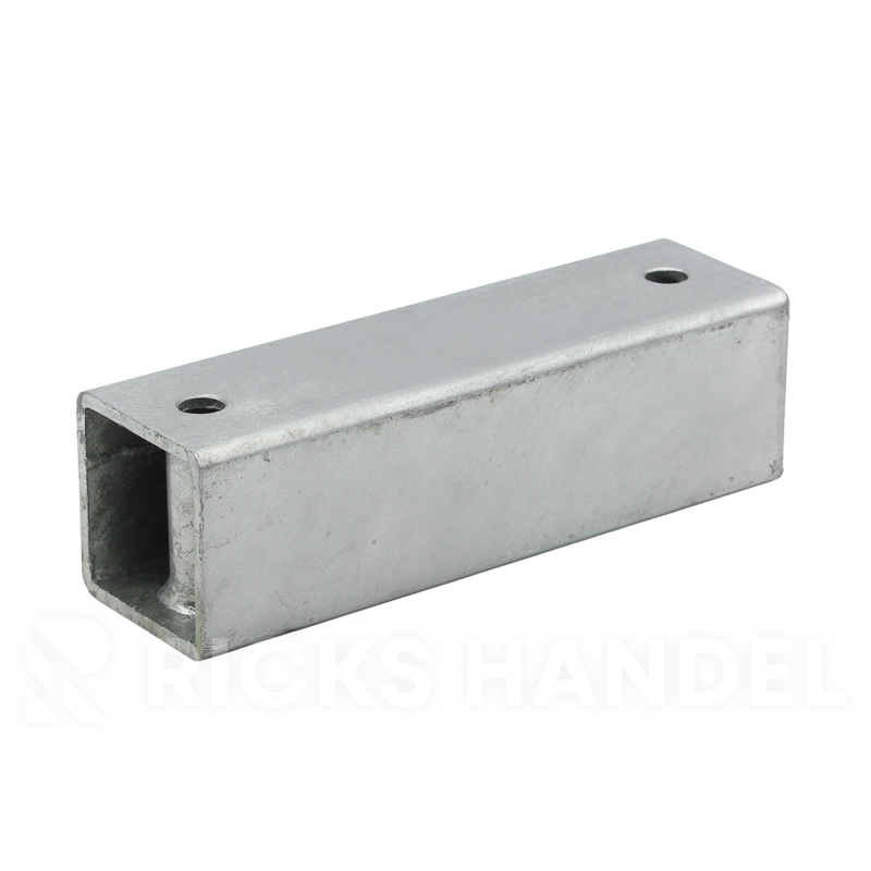 Padverhoger 200x60 mm - 2x gat 12mm - 160 mm hart op hart