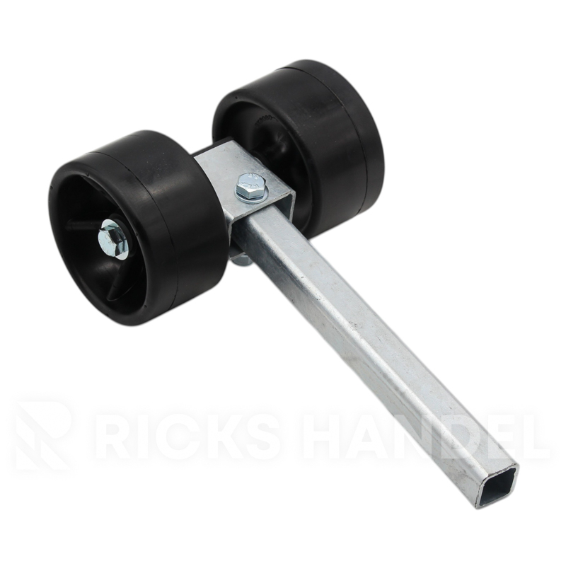 Kimrolset rubberen rollen 120x70 mm – Stelpijp 30x30x300 mm