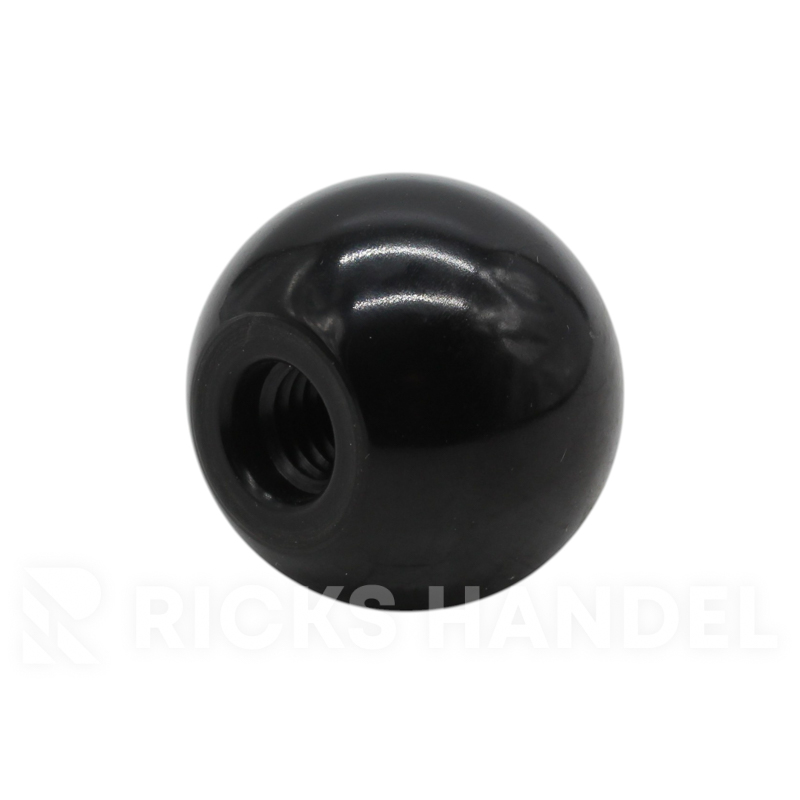 Kogelknop bakeliet 6 mm